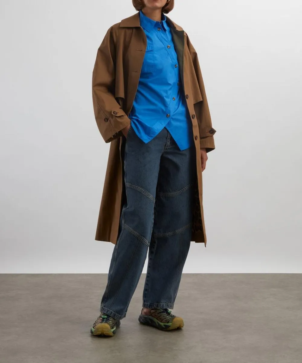 Damson Madder Jeans^Drew Dusty Wash Relaxed-Fit Jeans