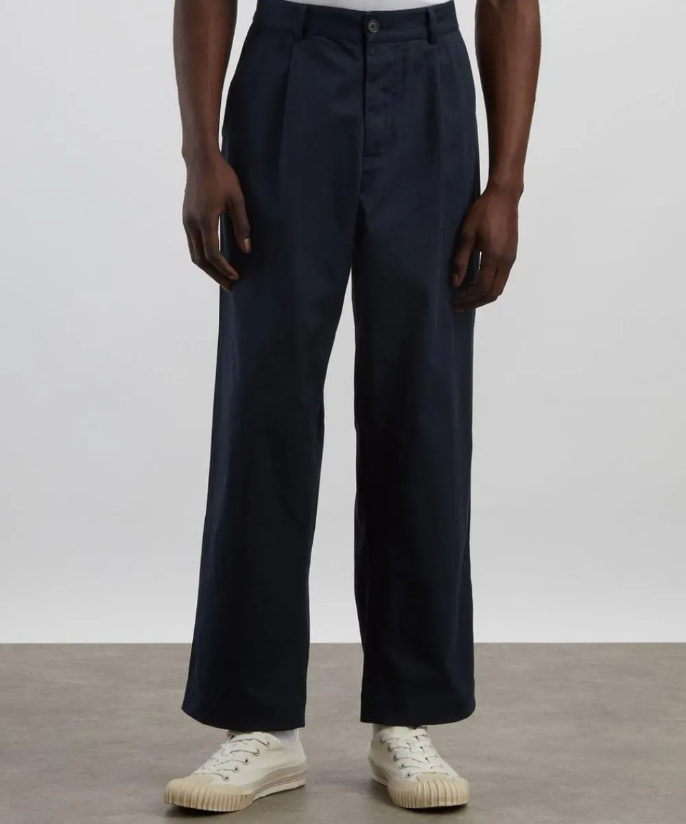 Universal Works Trousers^Duke Navy Twill Trousers