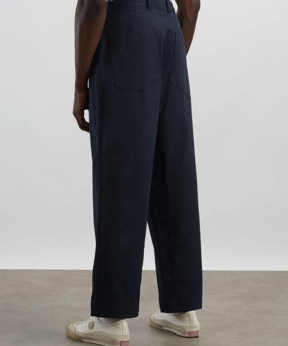 Universal Works Trousers^Duke Navy Twill Trousers