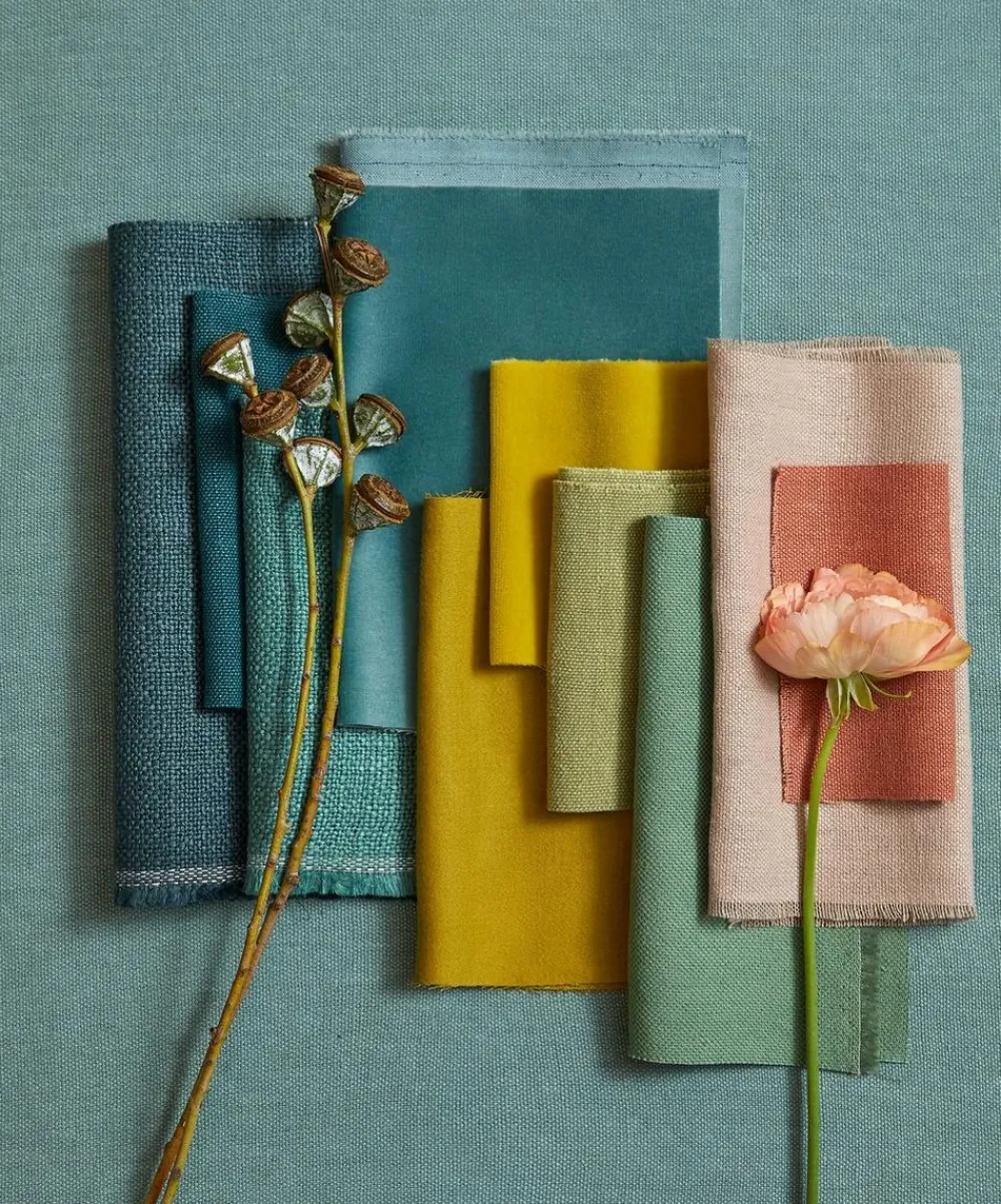 Liberty Interiors Furnishing Fabrics^Duncombe in Robin's Egg