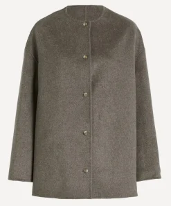 Loulou Studio Coats & Jackets^Dunne Wool-Cashmere Drap Short Coat