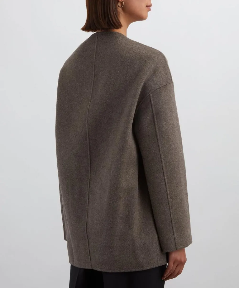 Loulou Studio Coats & Jackets^Dunne Wool-Cashmere Drap Short Coat