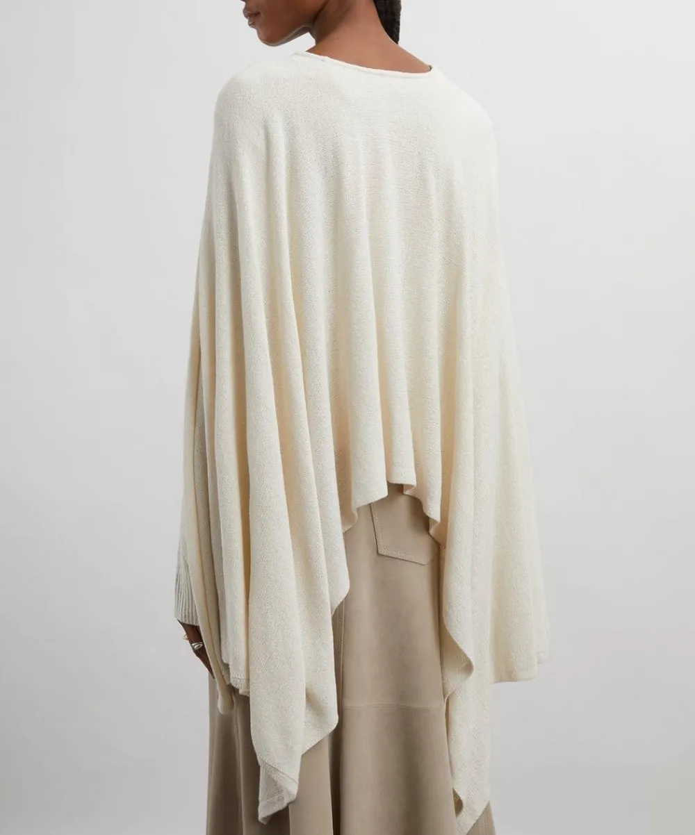 Toteme Knitwear^Ecru Cape Knit Jumper