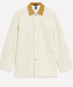 Drakes Coats & Jackets^Ecru Denim Western Chore Jacket
