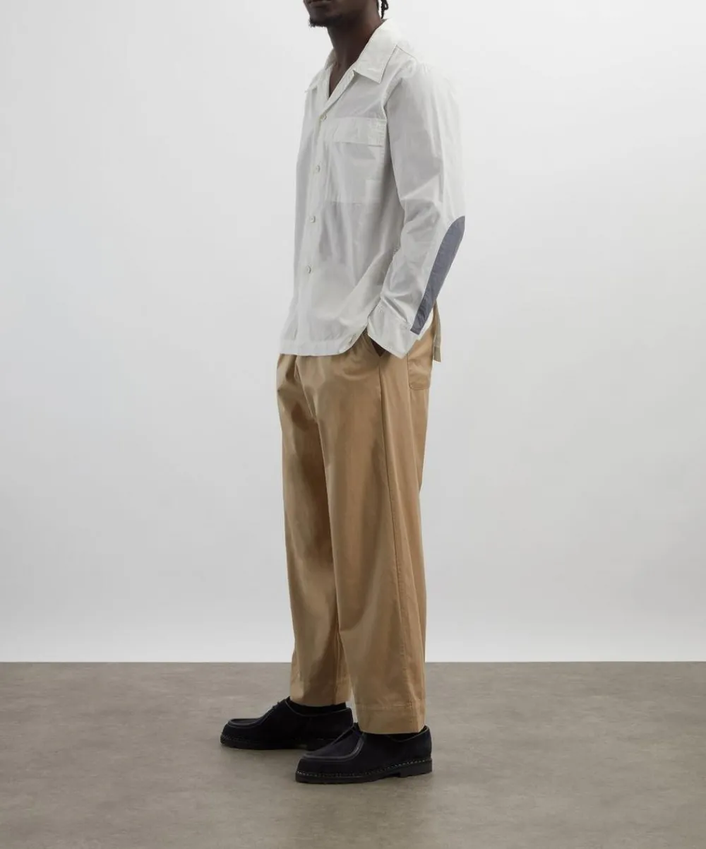 Universal Works Shirts^Ecru Poplin Cruiser Shirt