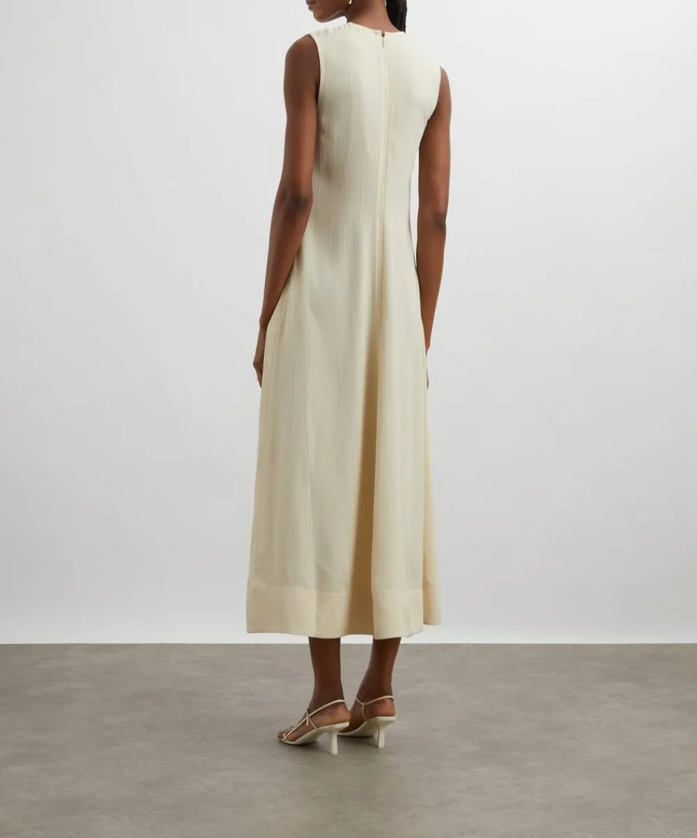 Toteme Dresses^Ecru Woven Stripe Dress