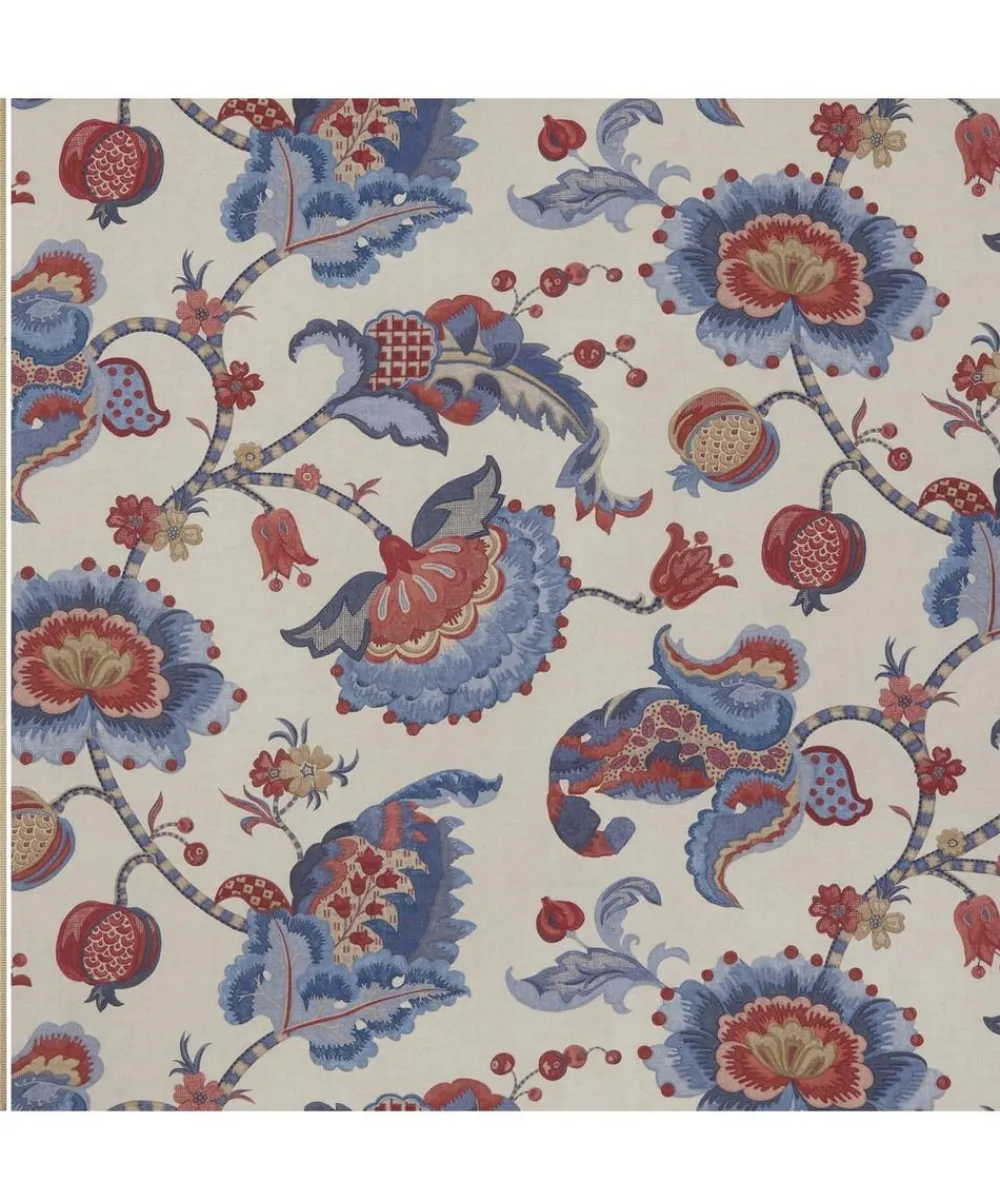 Liberty Interiors Furnishing Fabrics|Furnishing Fabrics^Eden Orchard Linen in Lapis