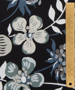 Liberty Fabrics Classic Silks|Silk Satin^Edenham Oasis Silk Satin