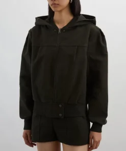 Peachy Den Coats & Jackets^Edie Olive Bomber Jacket