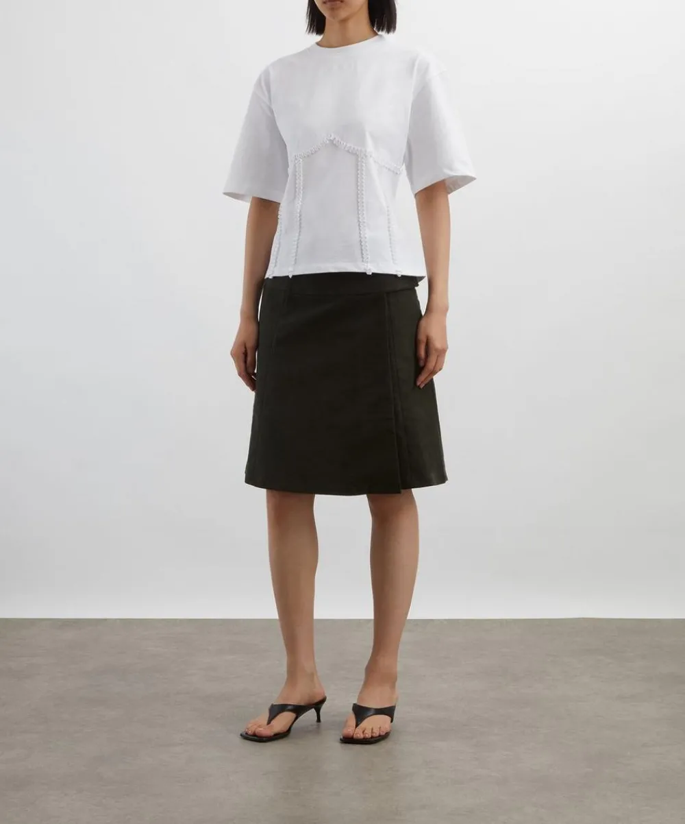 Peachy Den Skirts^Edie Olive Skirt