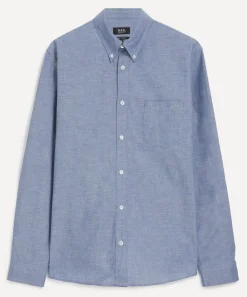 A.P.C. Shirts^Edouard Brodé Chambray Cotton Shirt