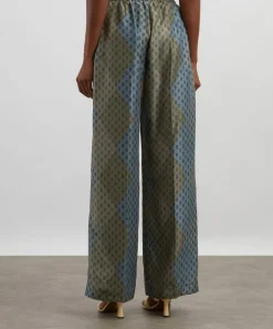Dries Van Noten Trousers & Shorts^Elasticated Argyle Silk Trousers