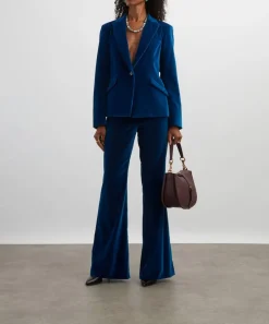 Etro Coats & Jackets^Electric Blue Velvet Jacket