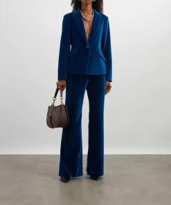 Etro Trousers & Shorts^Electric Blue Velvet Trousers