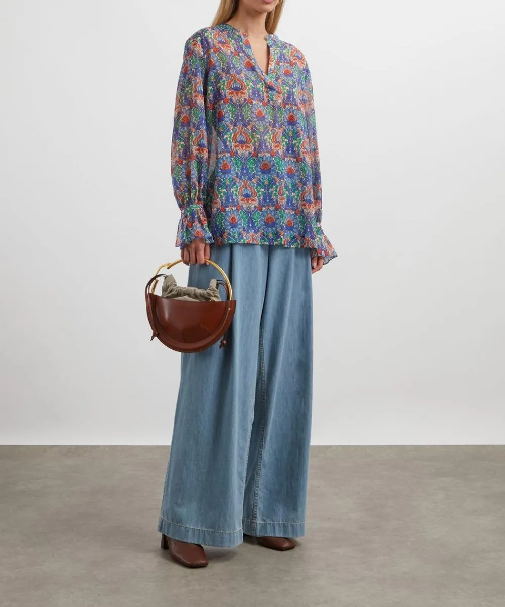 Liberty Tops^Electric Nouveau Chiffon Blouse
