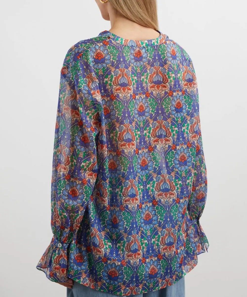 Liberty Tops^Electric Nouveau Chiffon Blouse