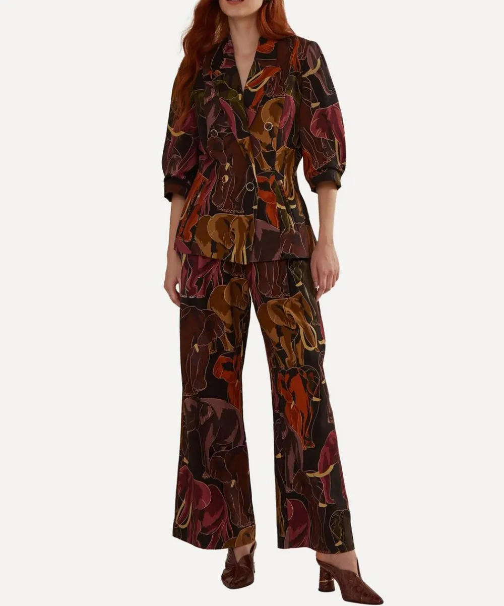 FARM Rio Trousers & Shorts^Elephants Brown Trousers