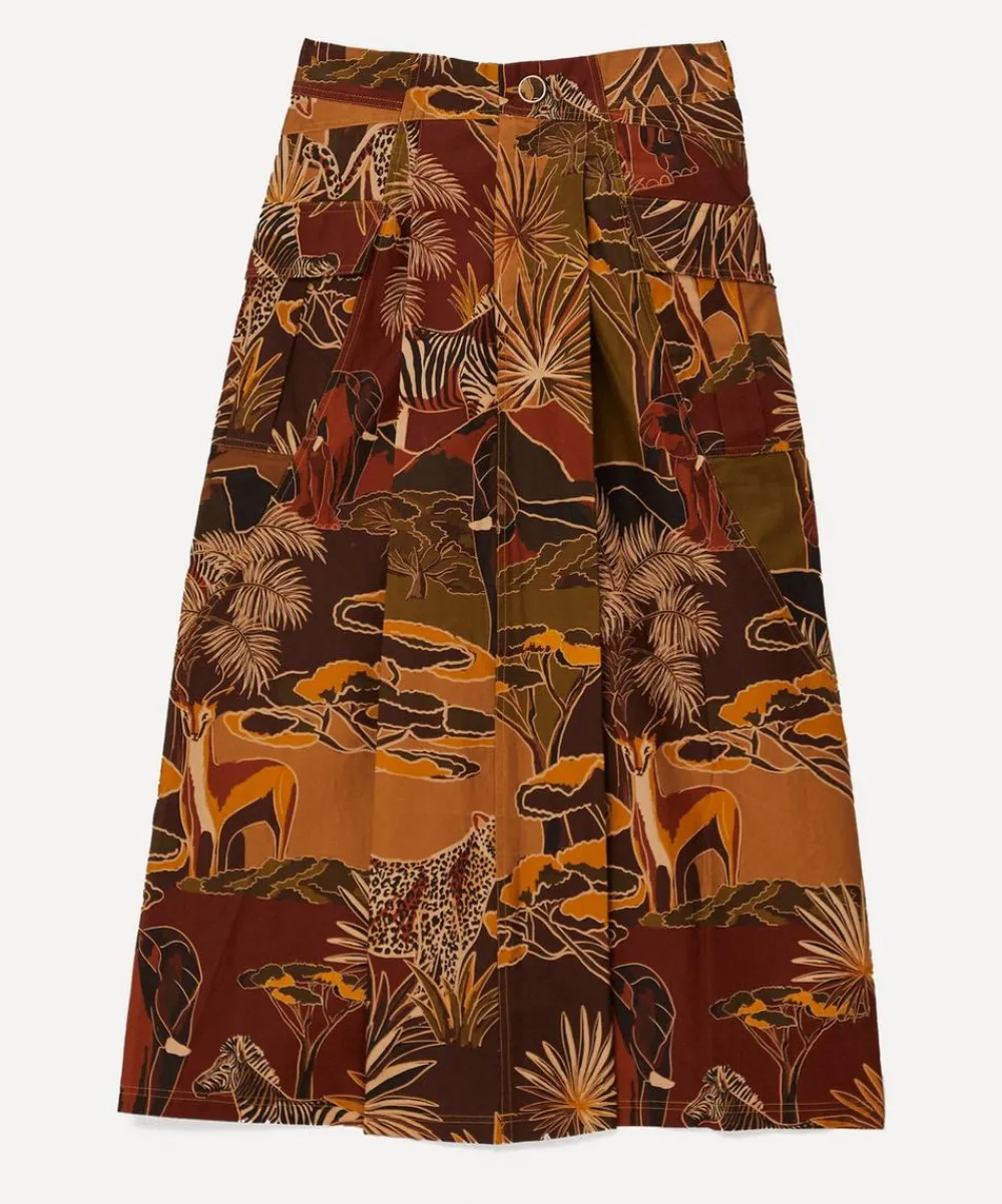FARM Rio Skirts^Elephants Green Skirt
