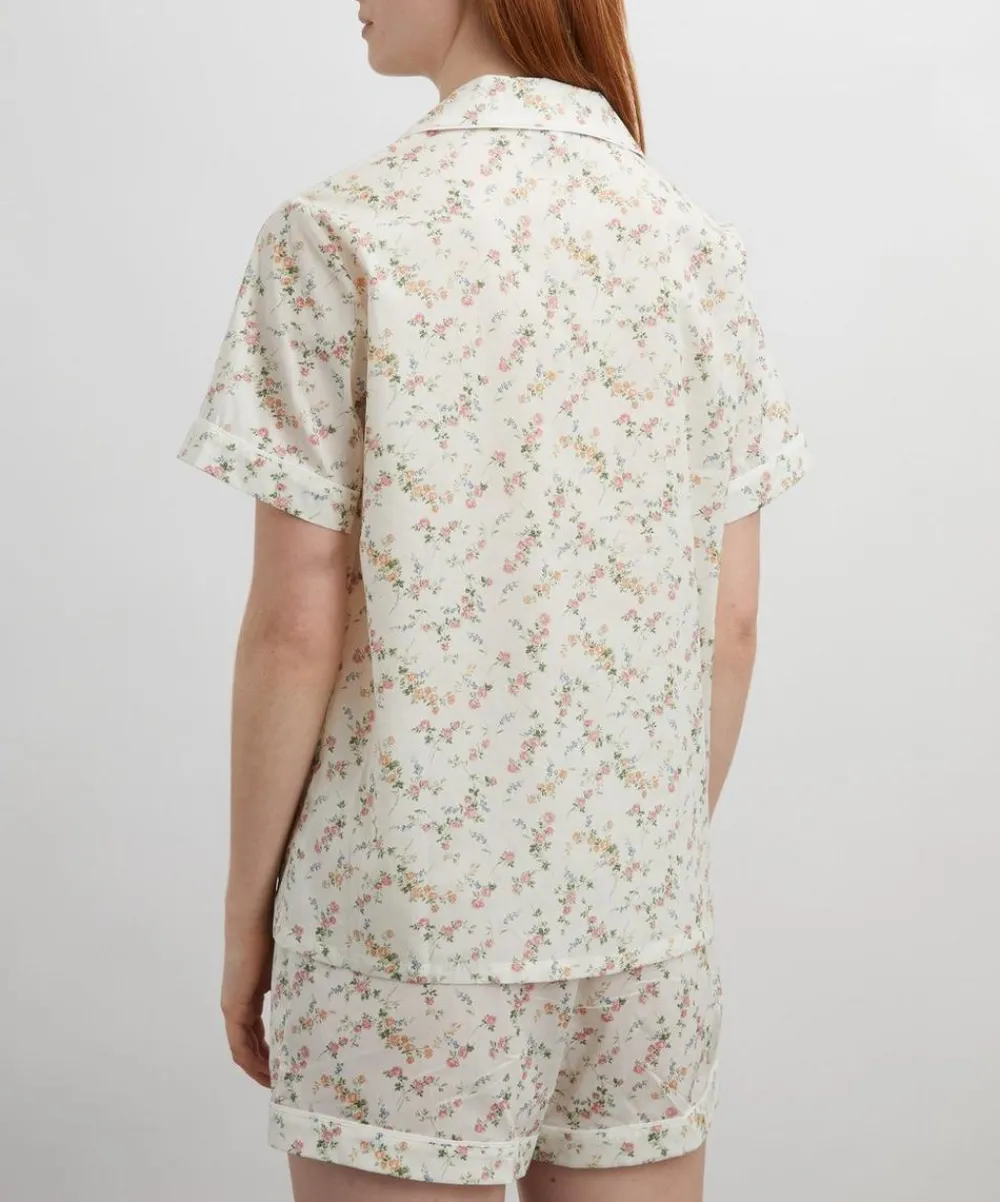 Liberty Sleepwear^Elizabeth Tana Lawn™ Cotton Short Pyjama Set