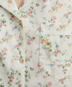 Liberty Sleepwear^Elizabeth Tana Lawn™ Cotton Short Pyjama Set