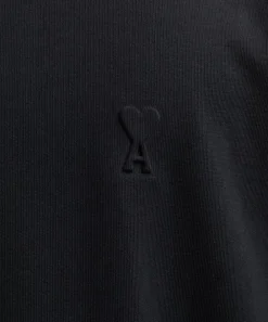 Ami Tops^Embossed de Coeur T-Shirt