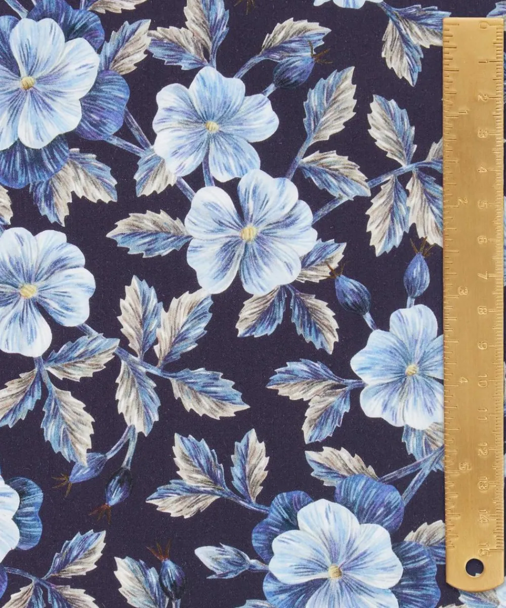 Liberty Fabrics Poplin^Embroidered Botanical Cotton Poplin