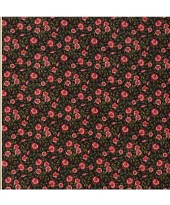 Liberty Fabrics Crepe De Chine^Embroidered Botanical Crepe de Chine