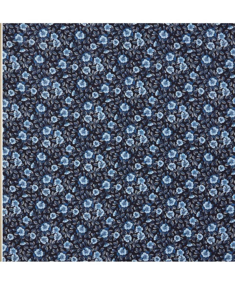 Liberty Fabrics Crepe De Chine^Embroidered Botanical Crepe de Chine