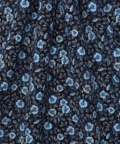 Liberty Fabrics Crepe De Chine^Embroidered Botanical Crepe de Chine