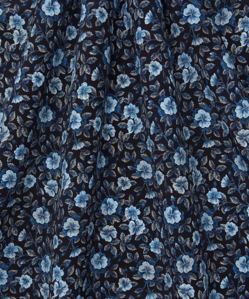 Liberty Fabrics Crepe De Chine^Embroidered Botanical Crepe de Chine