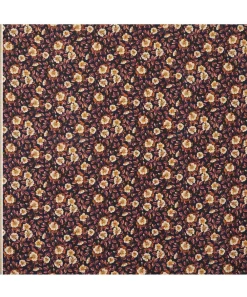 Liberty Fabrics Crepe De Chine^Embroidered Botanical Crepe de Chine