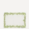 Daylesford Tableware^Embroidered Geranium Placemat