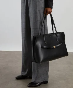 Toteme Bags^Embroidered Leather Lounge Tote Bag