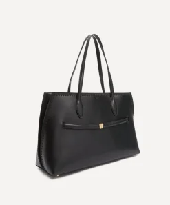 Toteme Bags^Embroidered Leather Lounge Tote Bag