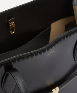 Toteme Bags^Embroidered Leather Lounge Tote Bag