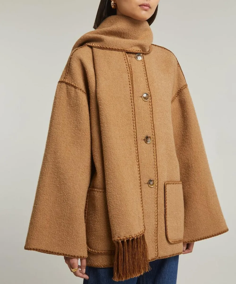 Toteme Coats & Jackets^Embroidered Scarf Jacket