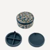 Bon Dep Storage^Emma Louise Tana Lawn™ Cotton Round Jewellery Box