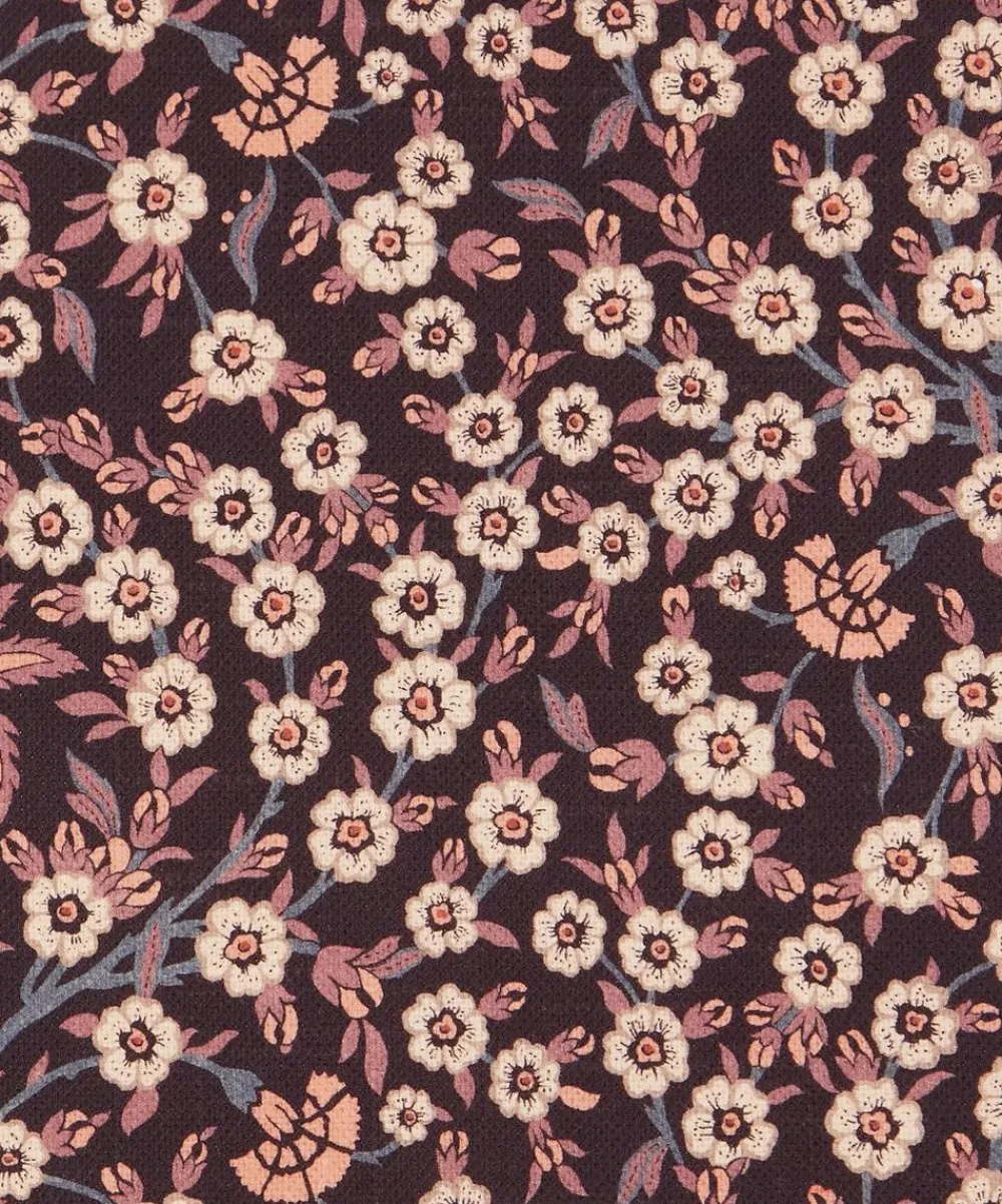Liberty Interiors Furnishing Fabrics^Empress Vine Cotton in Brinjal
