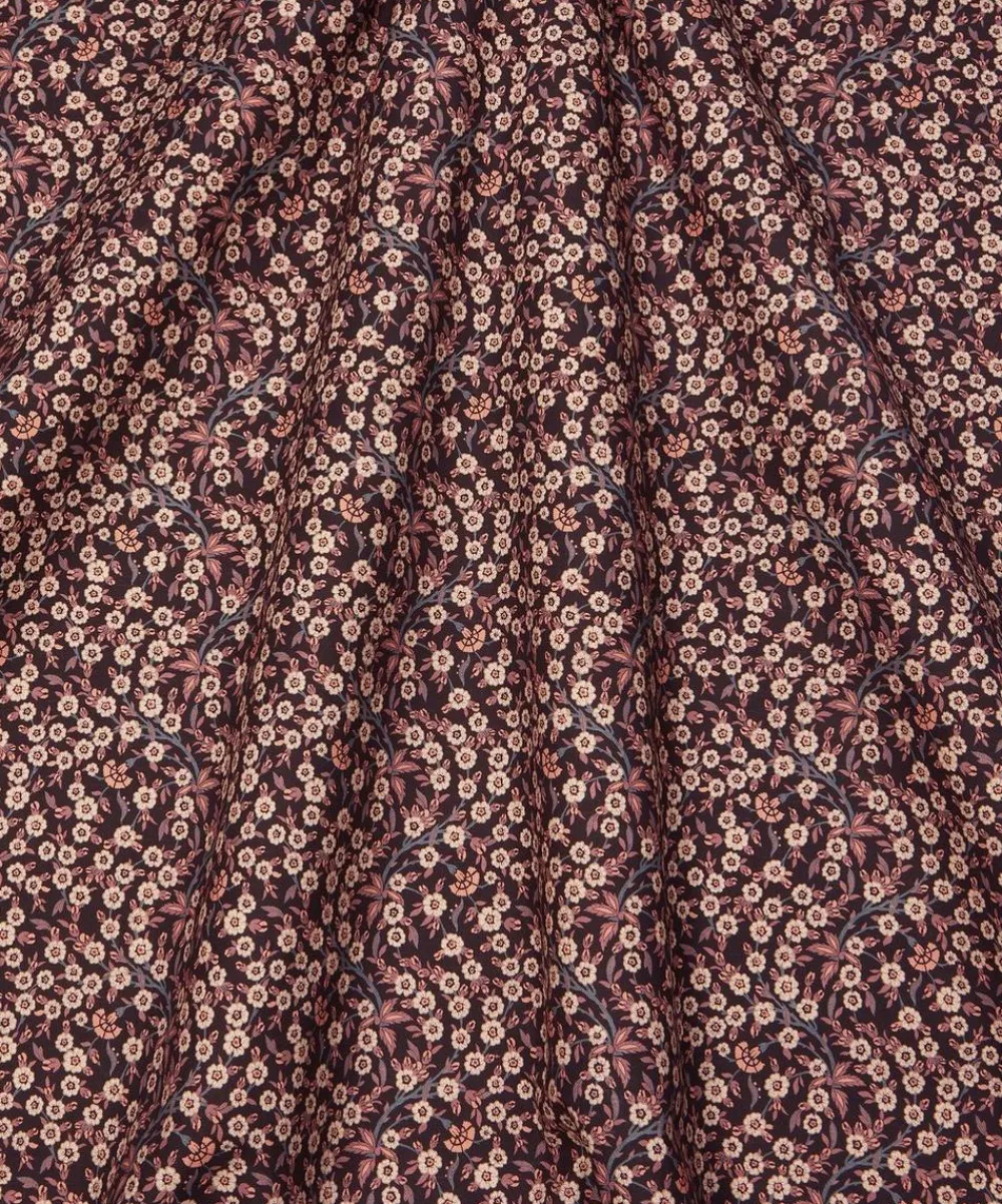 Liberty Interiors Furnishing Fabrics^Empress Vine Cotton in Brinjal
