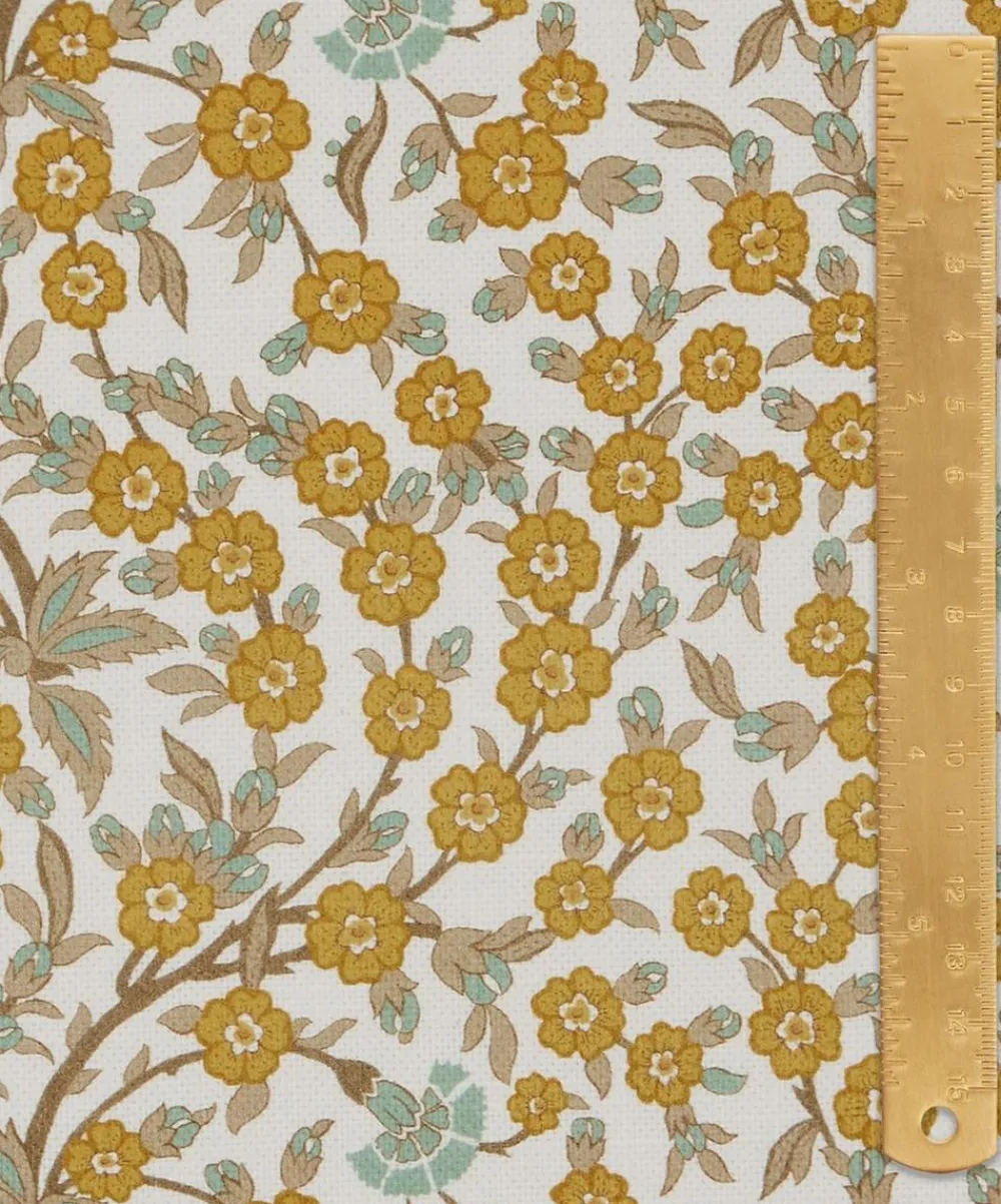 Liberty Interiors Furnishing Fabrics^Empress Vine Cotton in Fennel