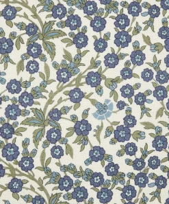 Liberty Interiors Furnishing Fabrics^Empress Vine Cotton in Flax Flower