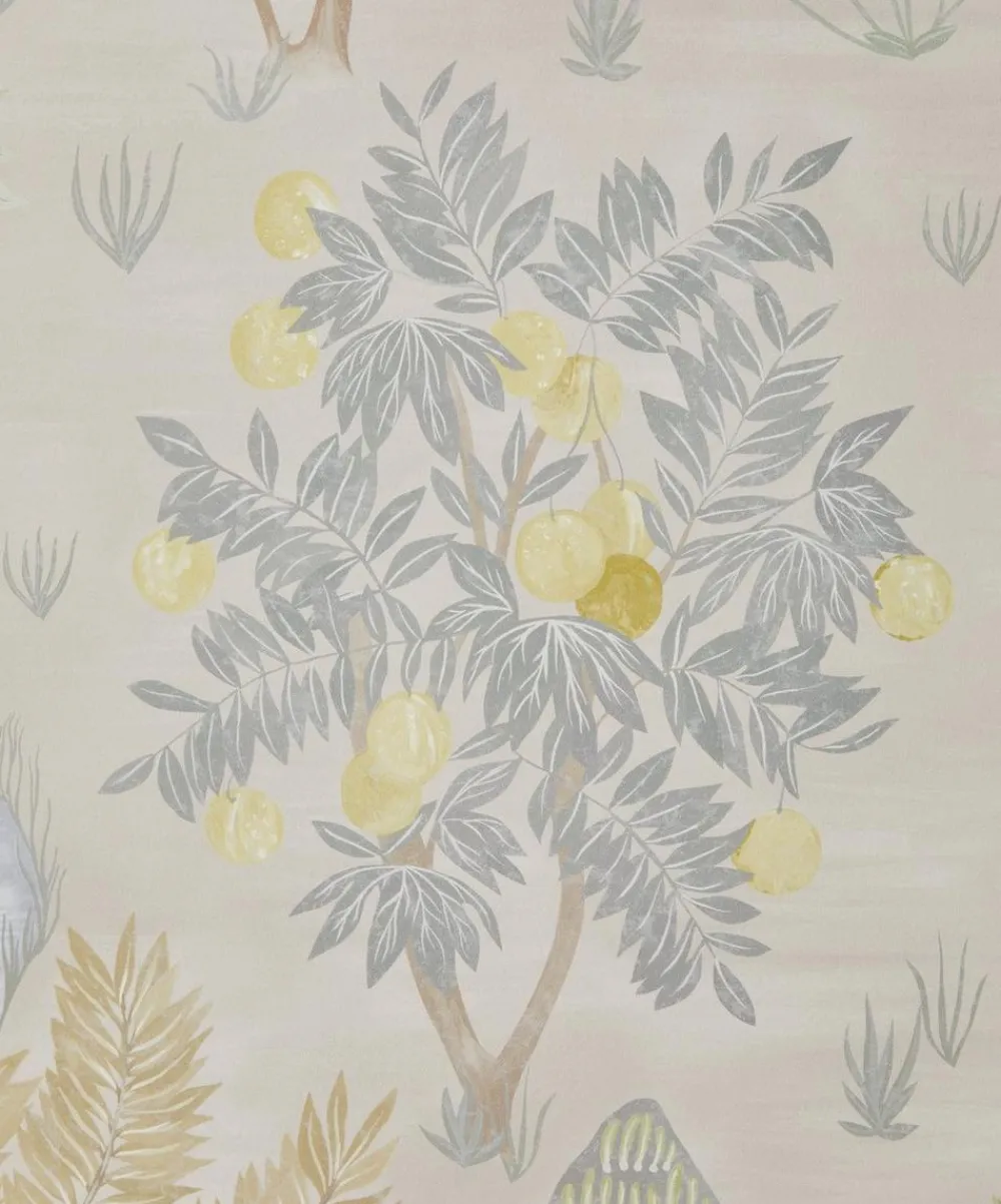 Liberty Interiors Wallpaper|Wallpaper^Enchanted Wood in Pewter