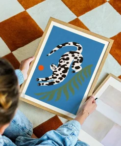 PSTR Studio Wall Art|Living Room^Enikő Eged Leopard II Framed Print