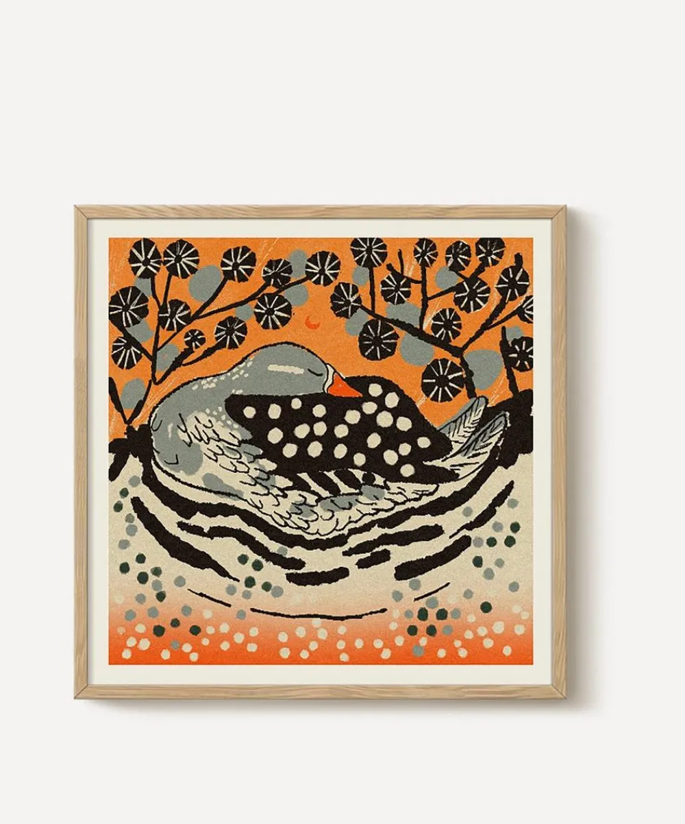 PSTR Studio Wall Art^Enikő Eged Sleeping Duck Framed Print