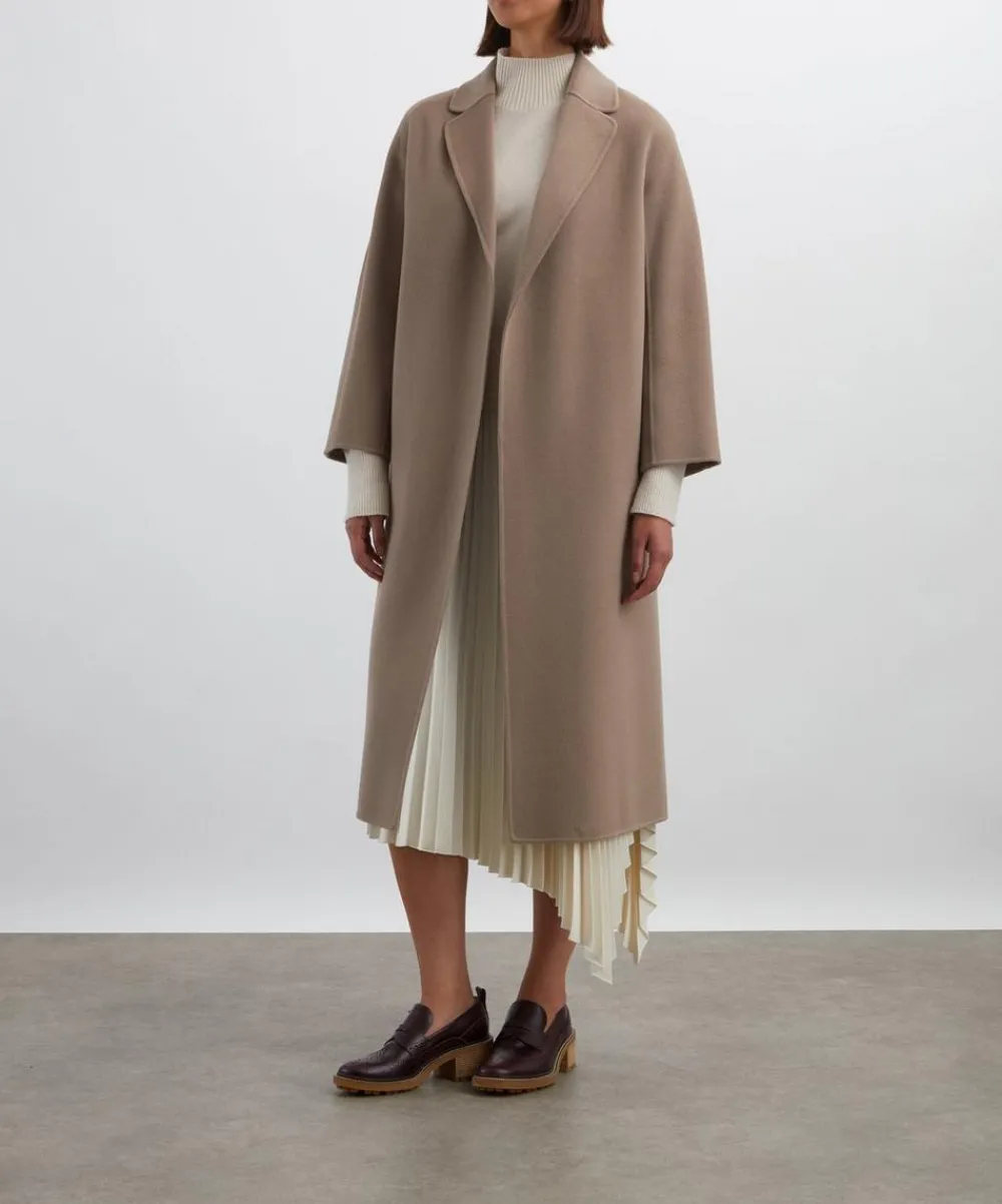 S Max Mara Coats & Jackets^Esturia Wool Broadcloth Midi Coat