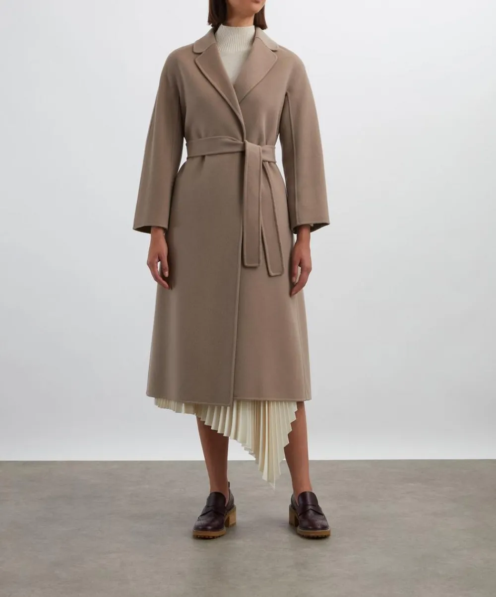 S Max Mara Coats & Jackets^Esturia Wool Broadcloth Midi Coat