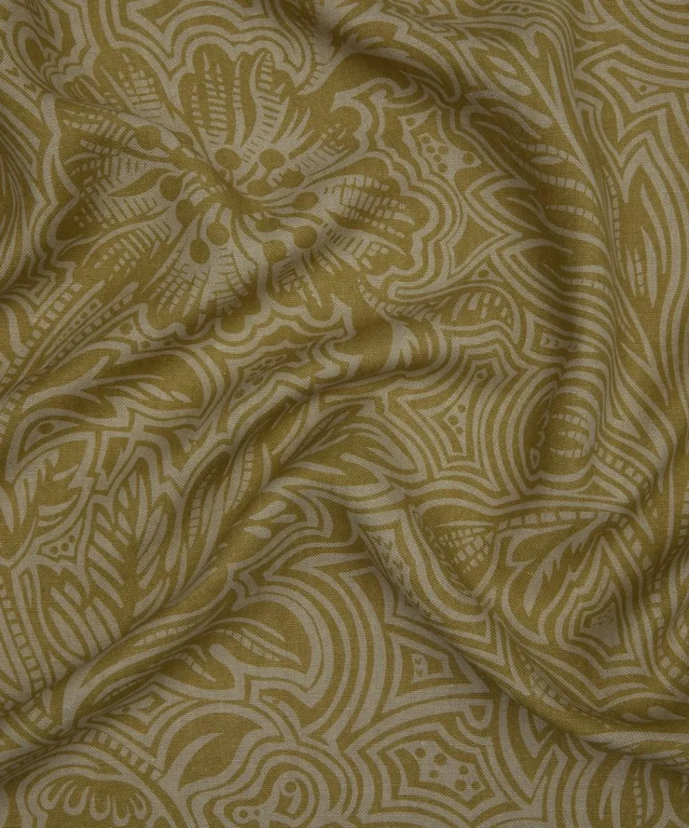 Liberty Fabrics Furnishing Fabrics|Furnishing Fabrics^Etched Bloom Linen in Yarrow
