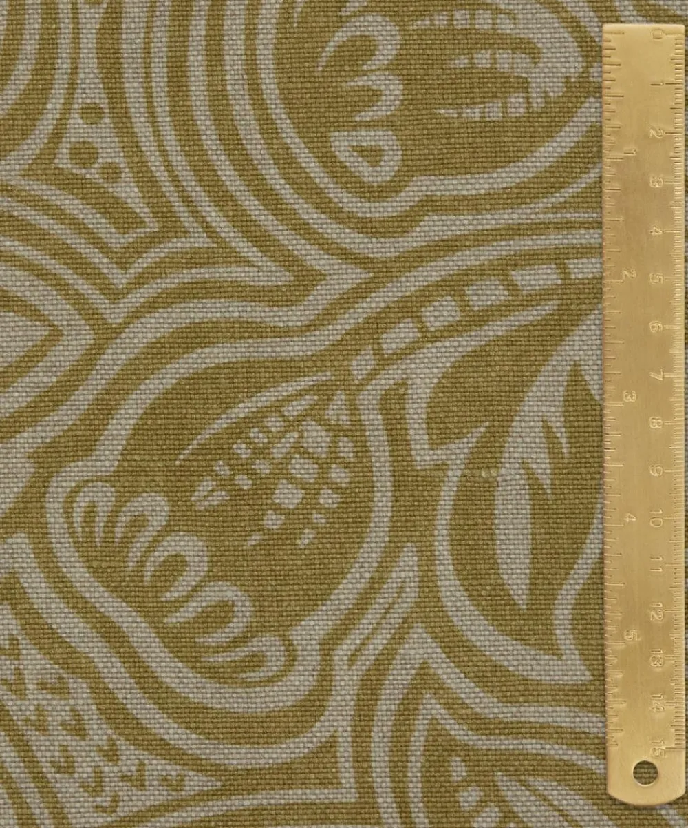 Liberty Fabrics Furnishing Fabrics|Furnishing Fabrics^Etched Bloom Linen in Yarrow