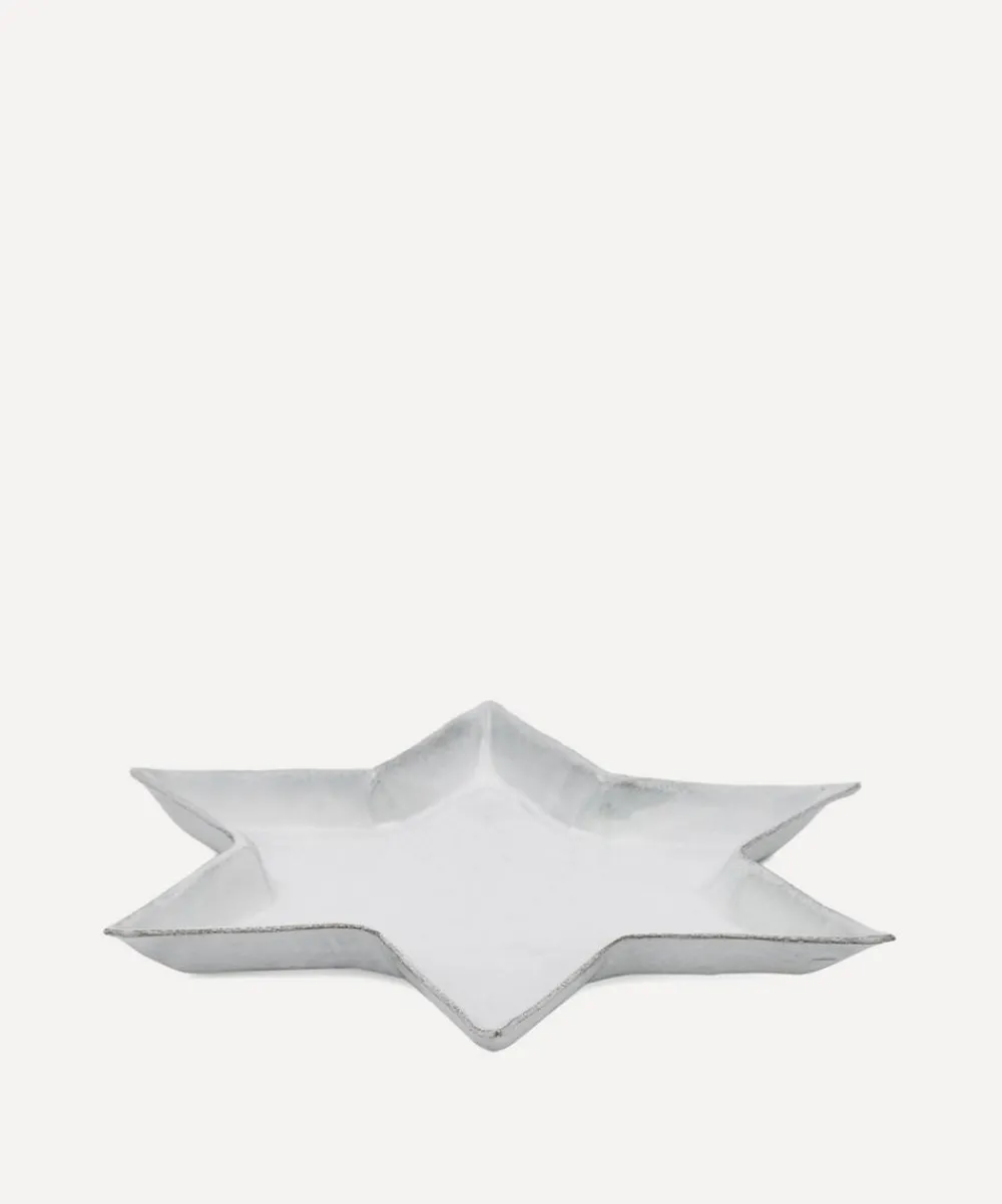 Astier de Villatte Tableware^Etoile Dessert Plate