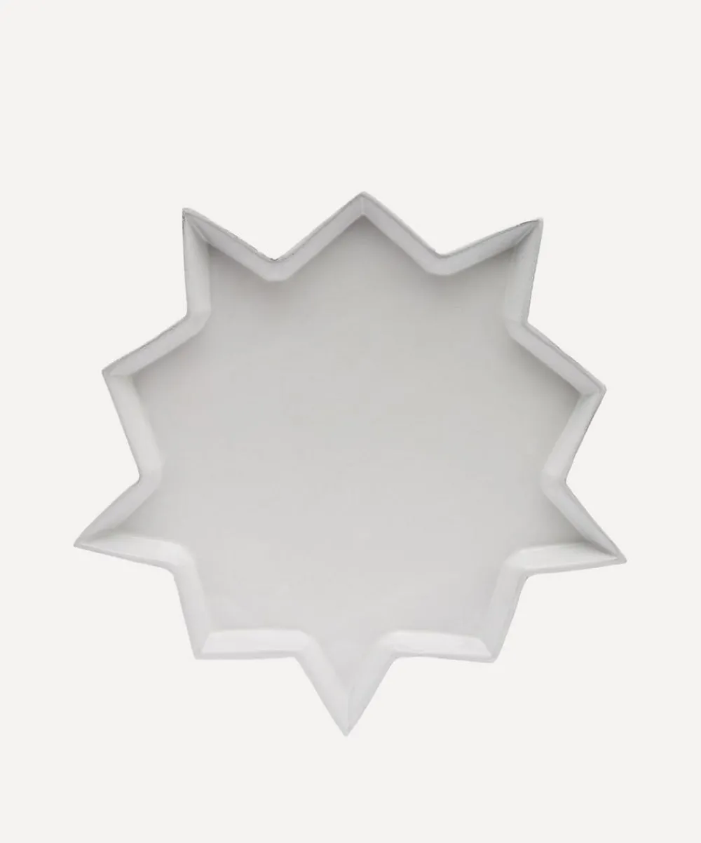 Astier de Villatte Tableware^Etoile Dinner Plate